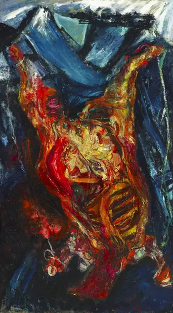 Chaïm Soutine, Bœuf écorché, Musée de Grenoble
