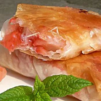 Croustillant aux fraises